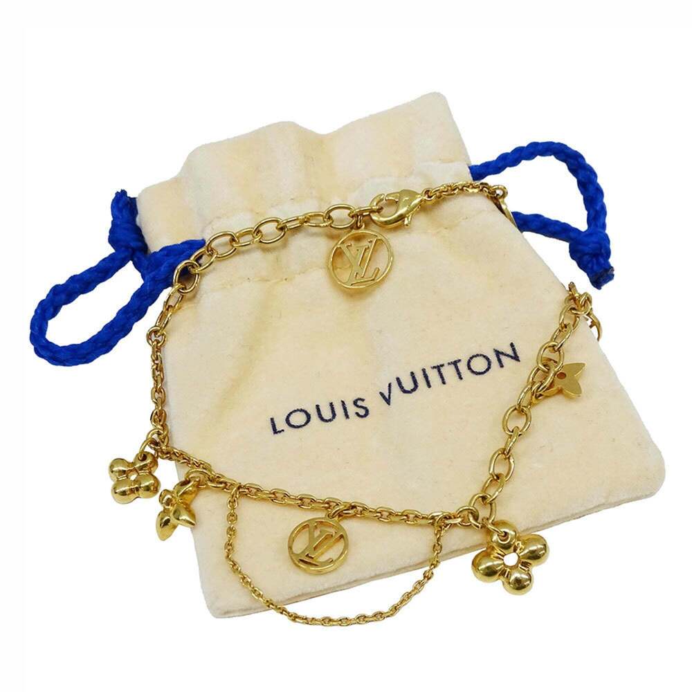 LOUIS VUITTON Gold Charm Bracelet - Picture 4 of 12